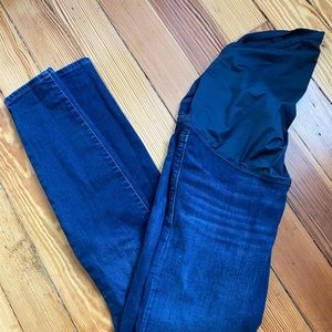 Size 26 Madewell full panel maternity skinny jeans